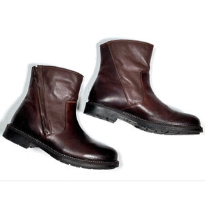 Pajar Mens Boots Brown Leather Waterproof Winter Boots Size 42